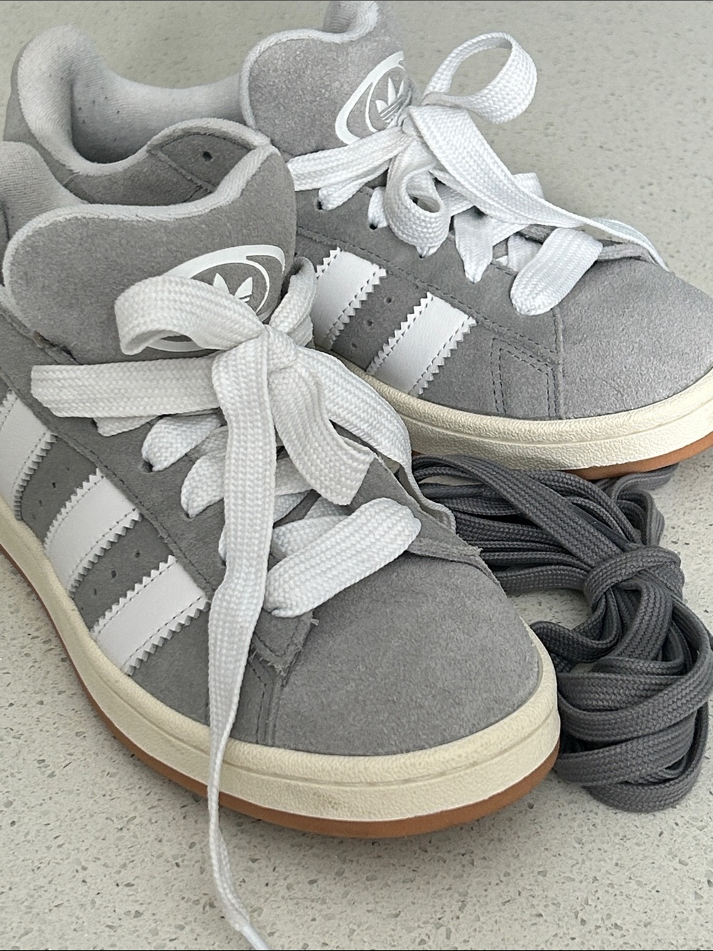 No longer Available Adidas Originals Campus Grey Suede Sneakers | Women’s 8 - Picture 10 of 12